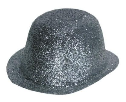 Silver Glitter Hat