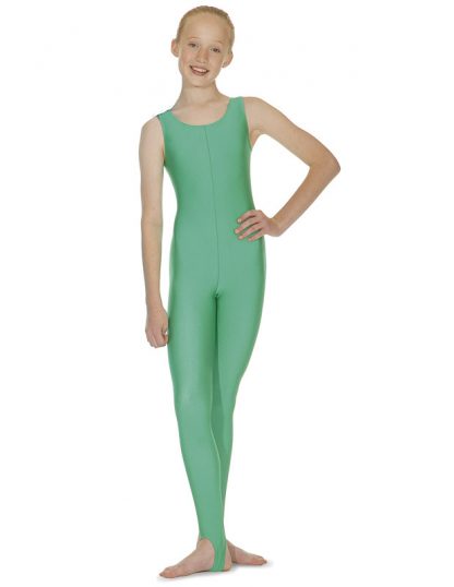 CATSUIT SLEEVELESS Plain or Ruched Front Nylon Lycra-117