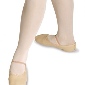 FIRST STEPS PINK LEATHER BALLET SHOES-0