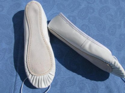 BALLET SHOES WHITE STANDARD LEATHER -0
